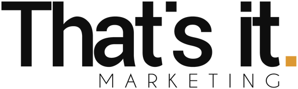 That's it. Marketing - zur Startseite